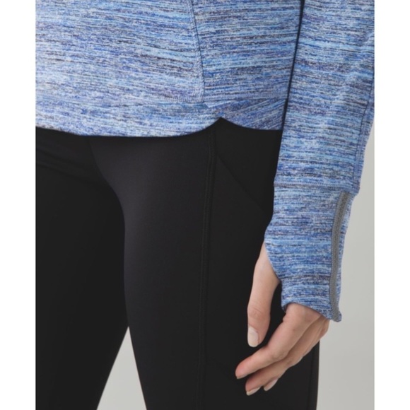 Lululemon Runderful Long Sleeve Sapphire Blue Size 6 - Picture 4 of 13
